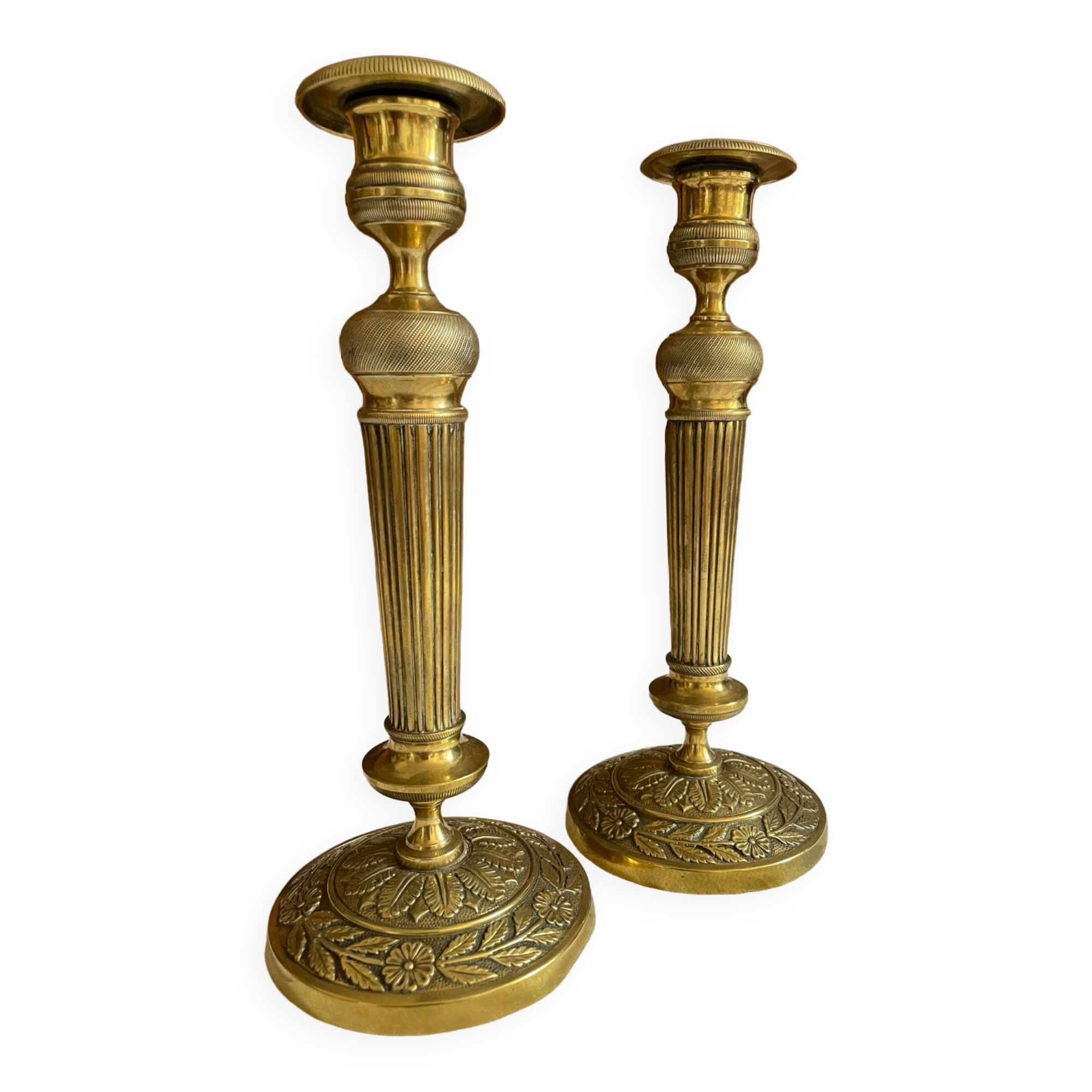 Golden candlesticks