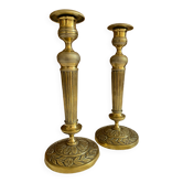 Golden candlesticks