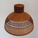 Vintage rattan lampshade
