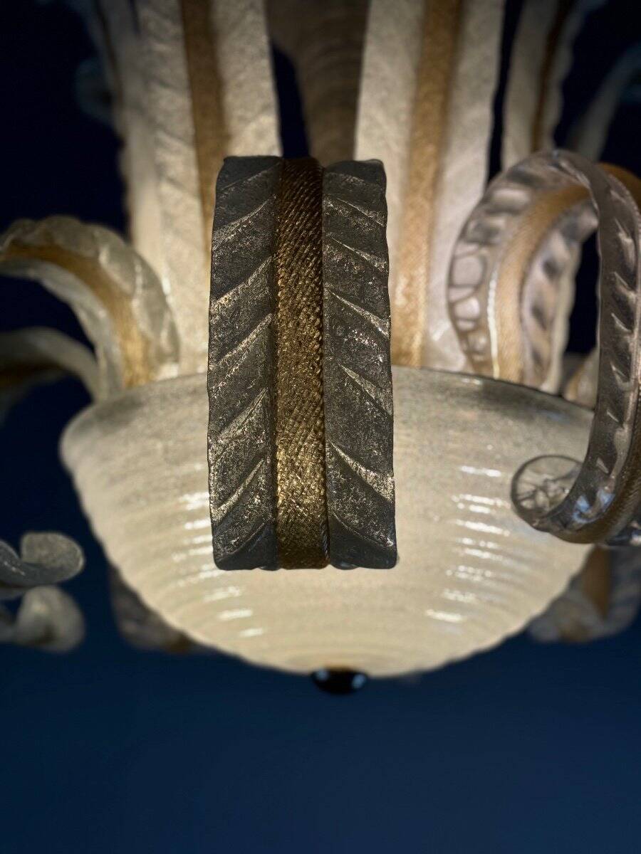 Venetian Murano Glass Chandelier by Barovier Circa 1940