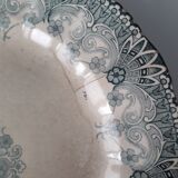 Assiette ancienne au transfert 20.5 cm