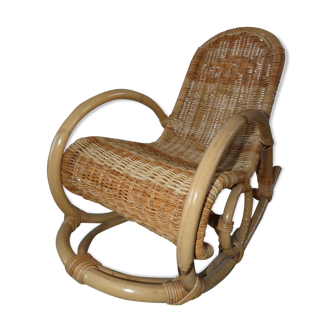 Rocking chair rattan