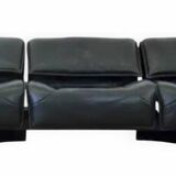 Canapé modulable en cuir 3 places