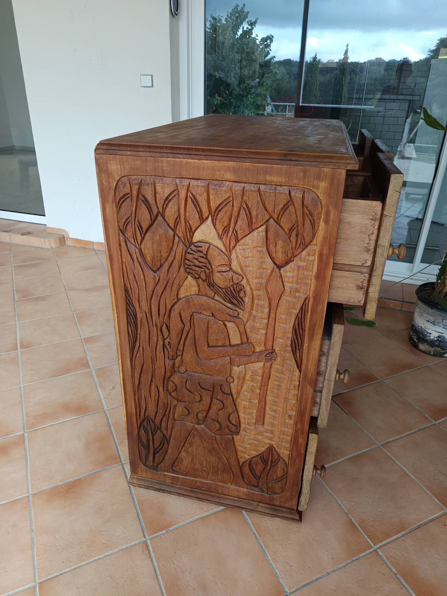 African drawer furniture