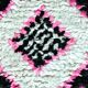 Petit Tapis Beni Ouarain vintage