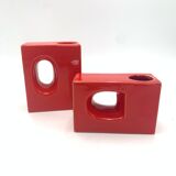 Red vases
