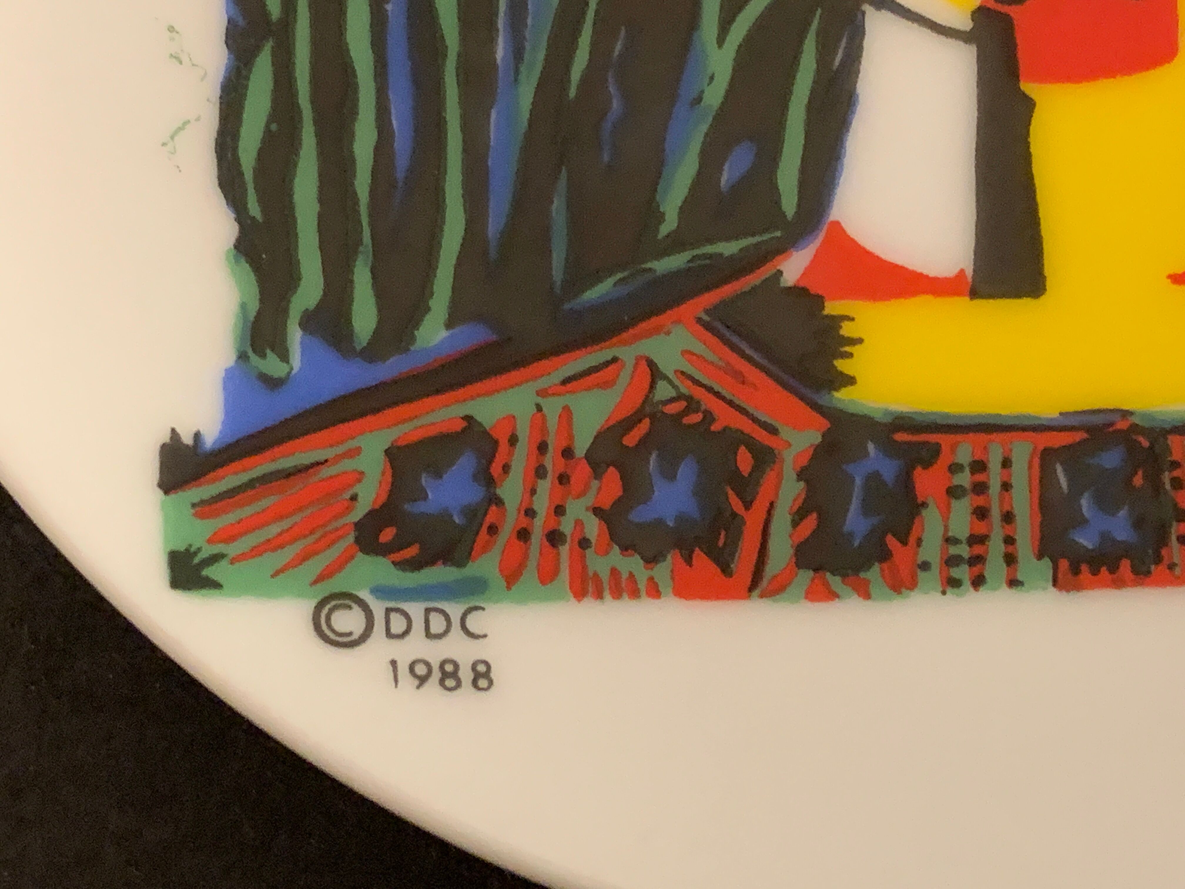 Empty pocket in polychrome earthenware Picasso, 1988