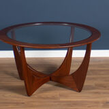 Table basse ronde en teck rétro 'Astro' 'Fresco' par Victor Wilkins pour G Plan