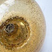 Ceiling or wall lamp in amber mushroom style, 1960s.