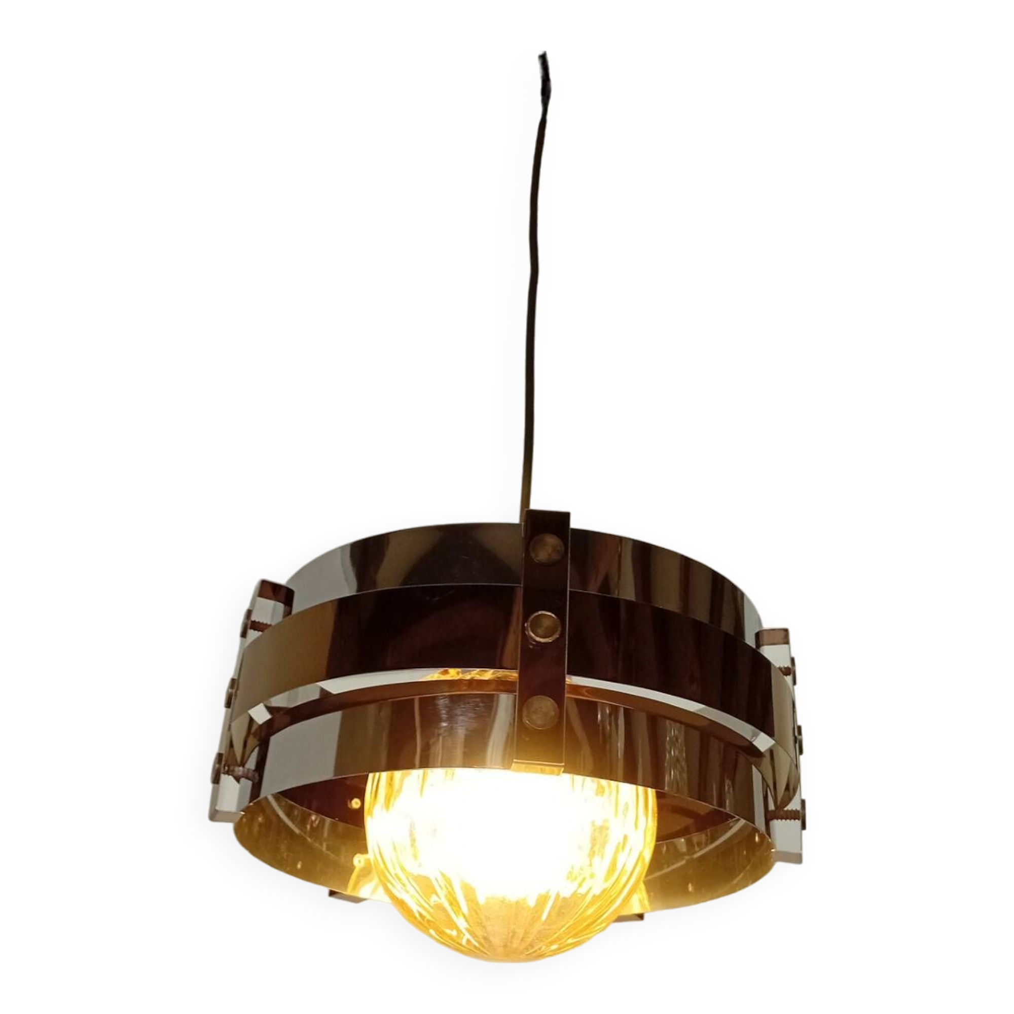 Space art pendant light from the 70s