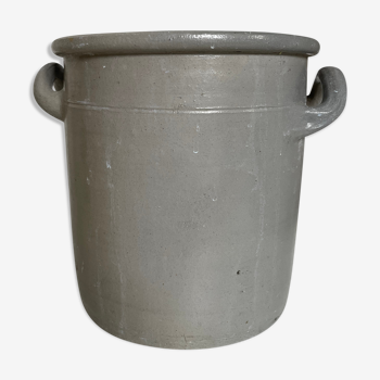 Ancien pot en grès à choucroute 5l