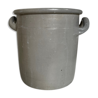 Ancien pot en grès à choucroute 5l