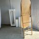 Floor mirror in bamboo and rattan H:1m80