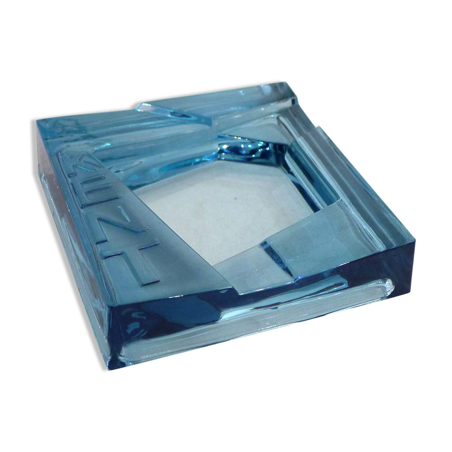 Kent ice floe glass ashtray