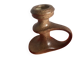 Old stoneware candlestick signed Bastien le Pemp Quimper