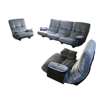 Marsala living room set by Ligne Roset in velvet