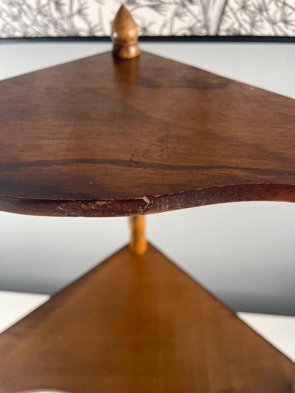 Vintage corner shelf