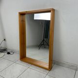 Vintage Scandinavian mirror pinewood