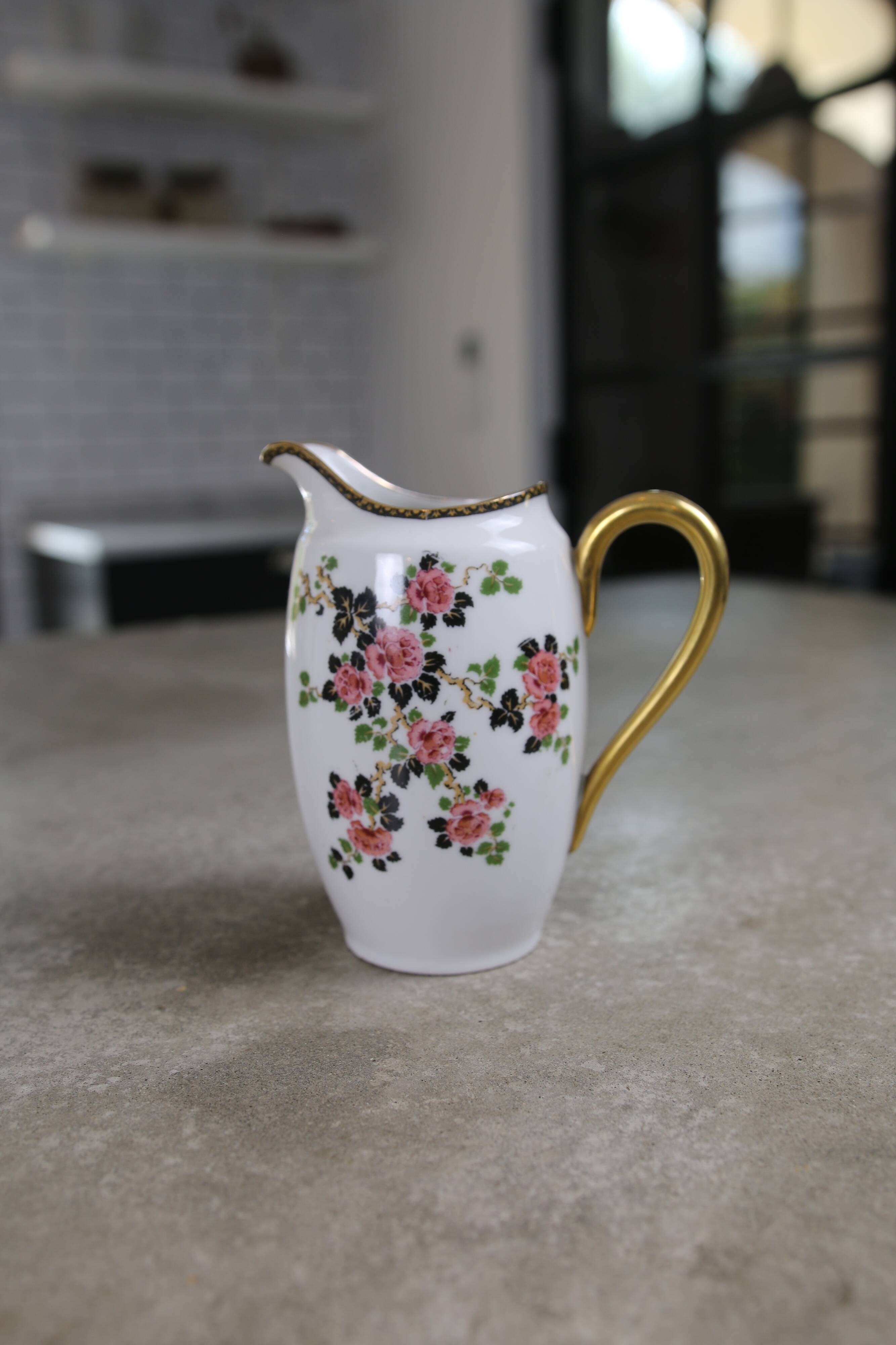 Limoges porcelain coffee service F.Legrand (13 pieces), early 20th century