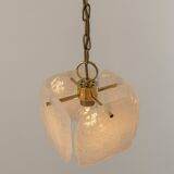 1 of 3 Small Murano glass pendant by Kalmar, Germany, 1960s