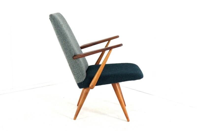 Fauteuil Akerblom bicolore - design scandinave - moderne du milieu du siècle