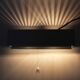Aluminum wall light, 50s/60s