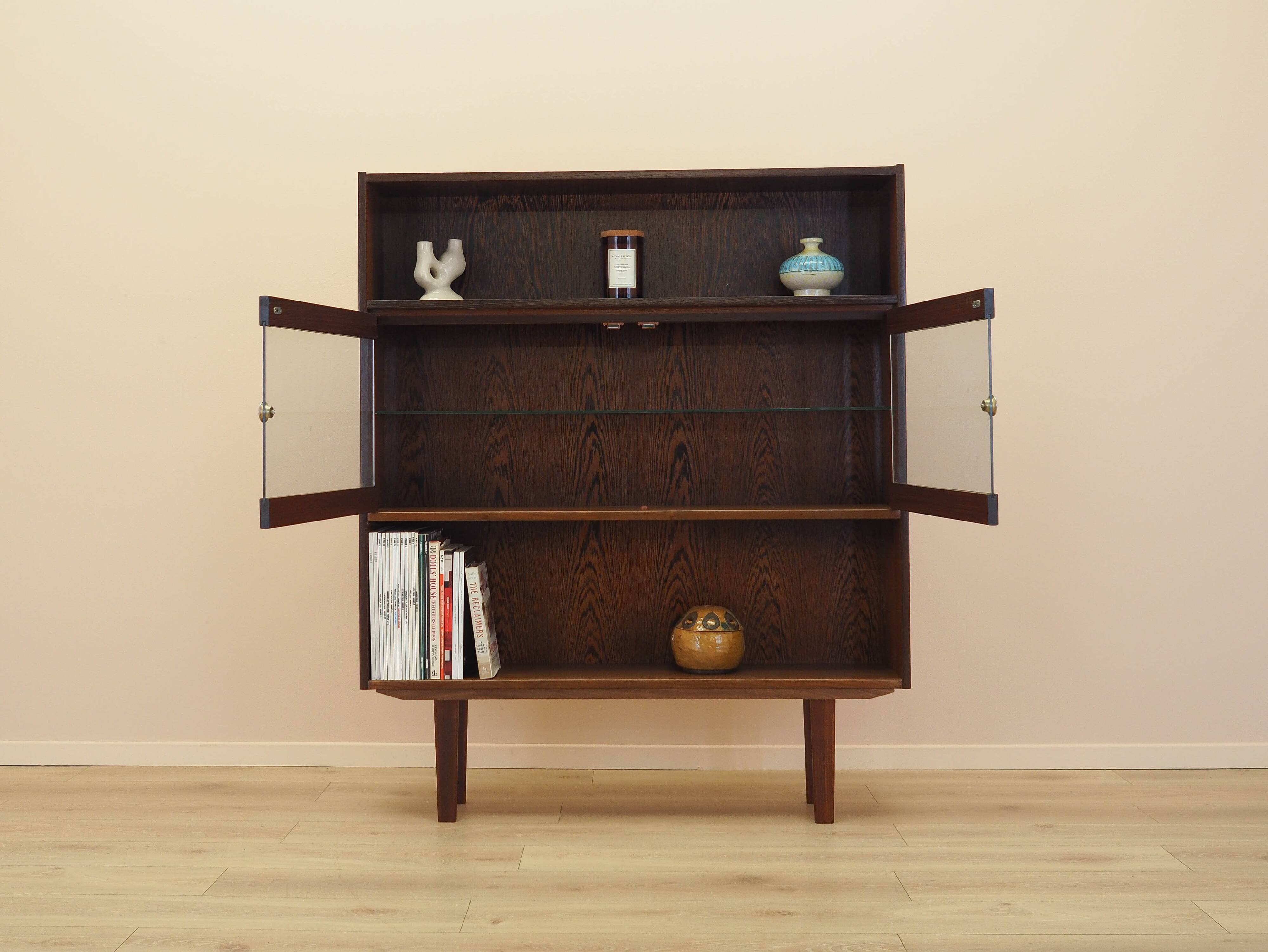 Bibliothèque en chêne, design danois, années 1970, fabriquée au Danemark