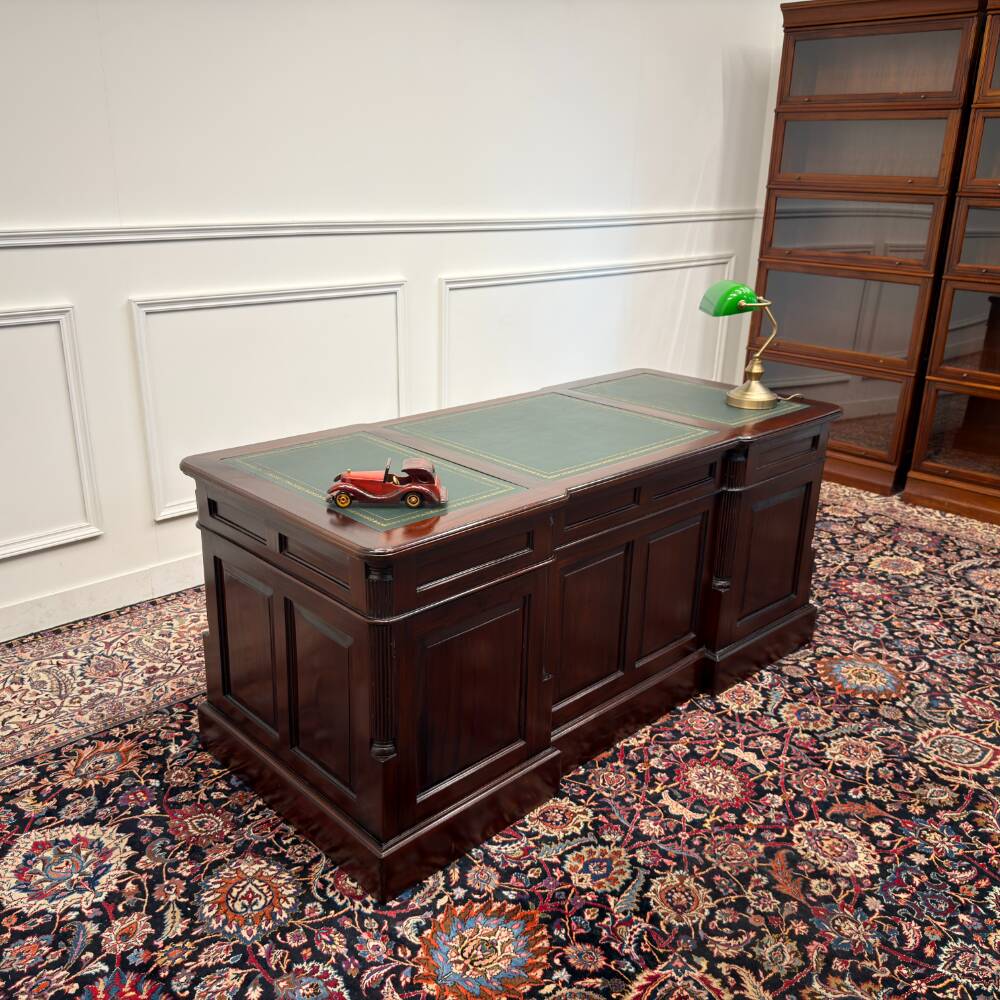 Classic English Desk with Backboard