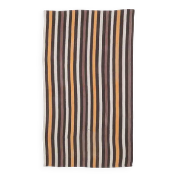 Tapis Kilim en laine fait main turc des années 1970 170x301