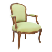 Fauteuil cabriolet de style Louis XV