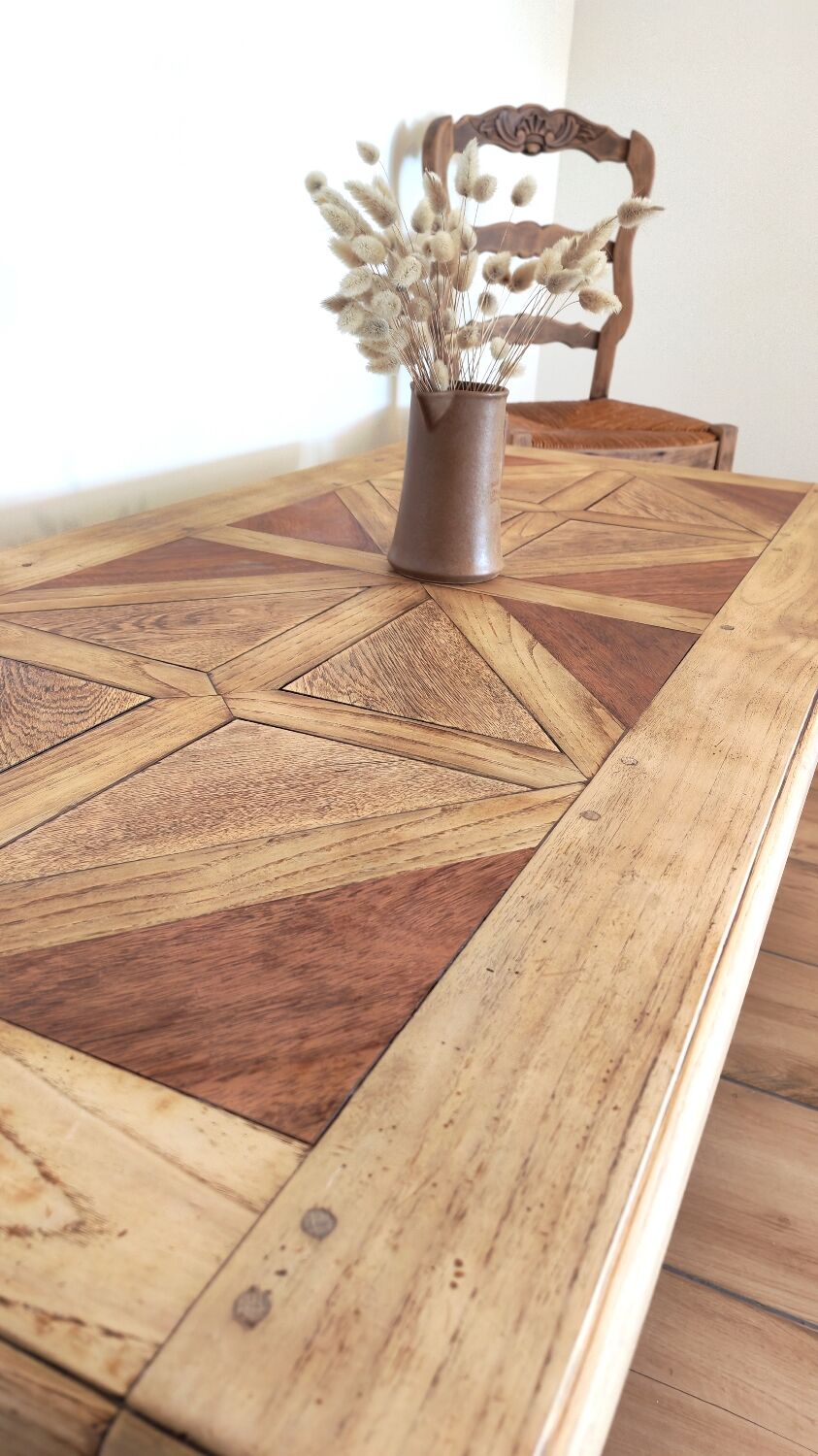 Louise - renovated solid oak coffee table