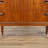 Mid-Century teak chest of drawers by Poul Jessen for PMJ Viby, 1960s