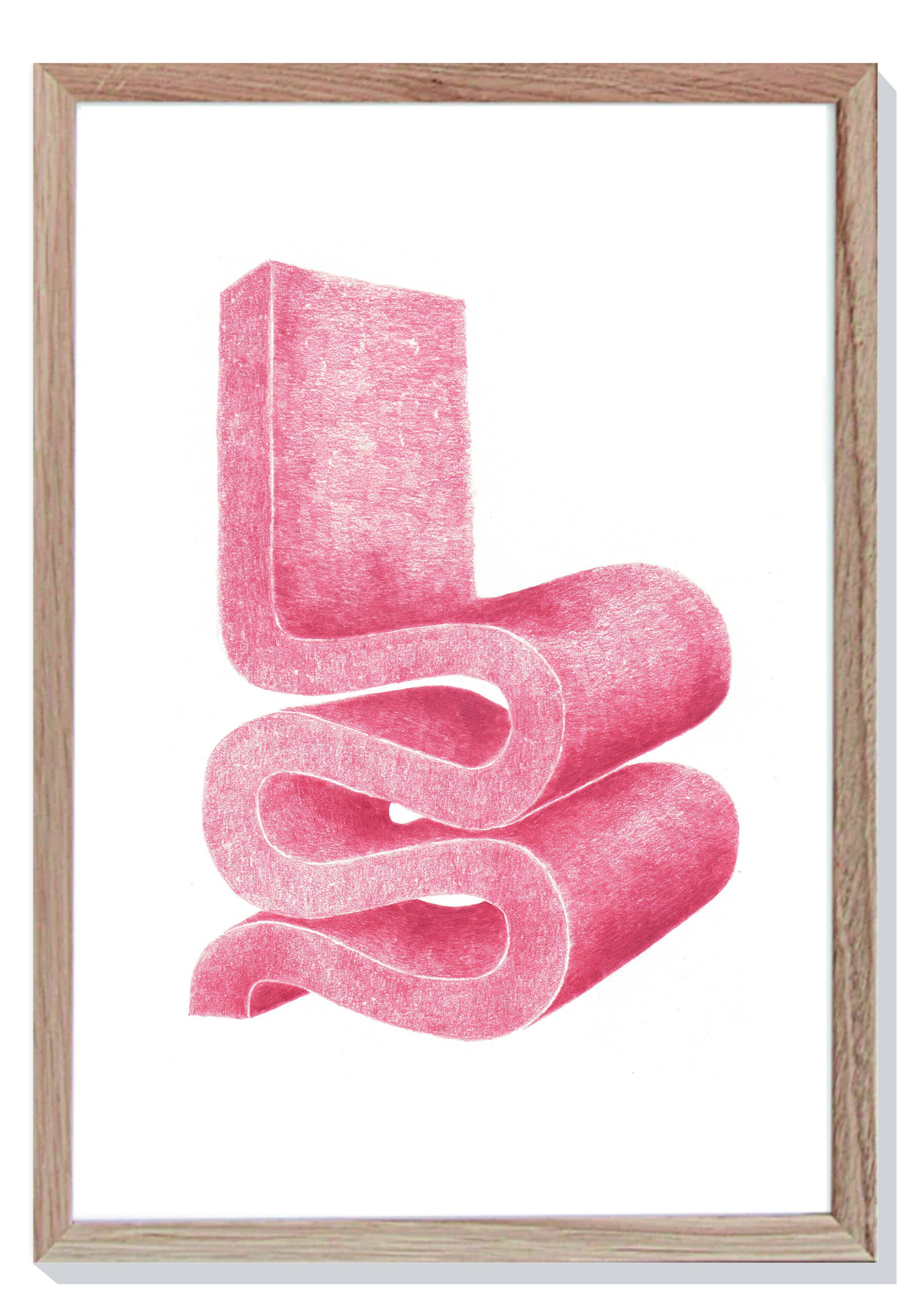 Illustration "wiggle side chair"