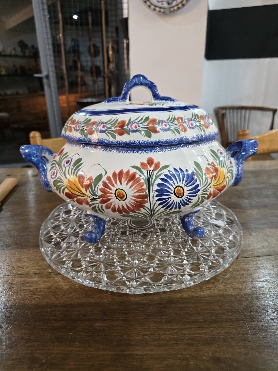 Henriot Quimper soup tureen