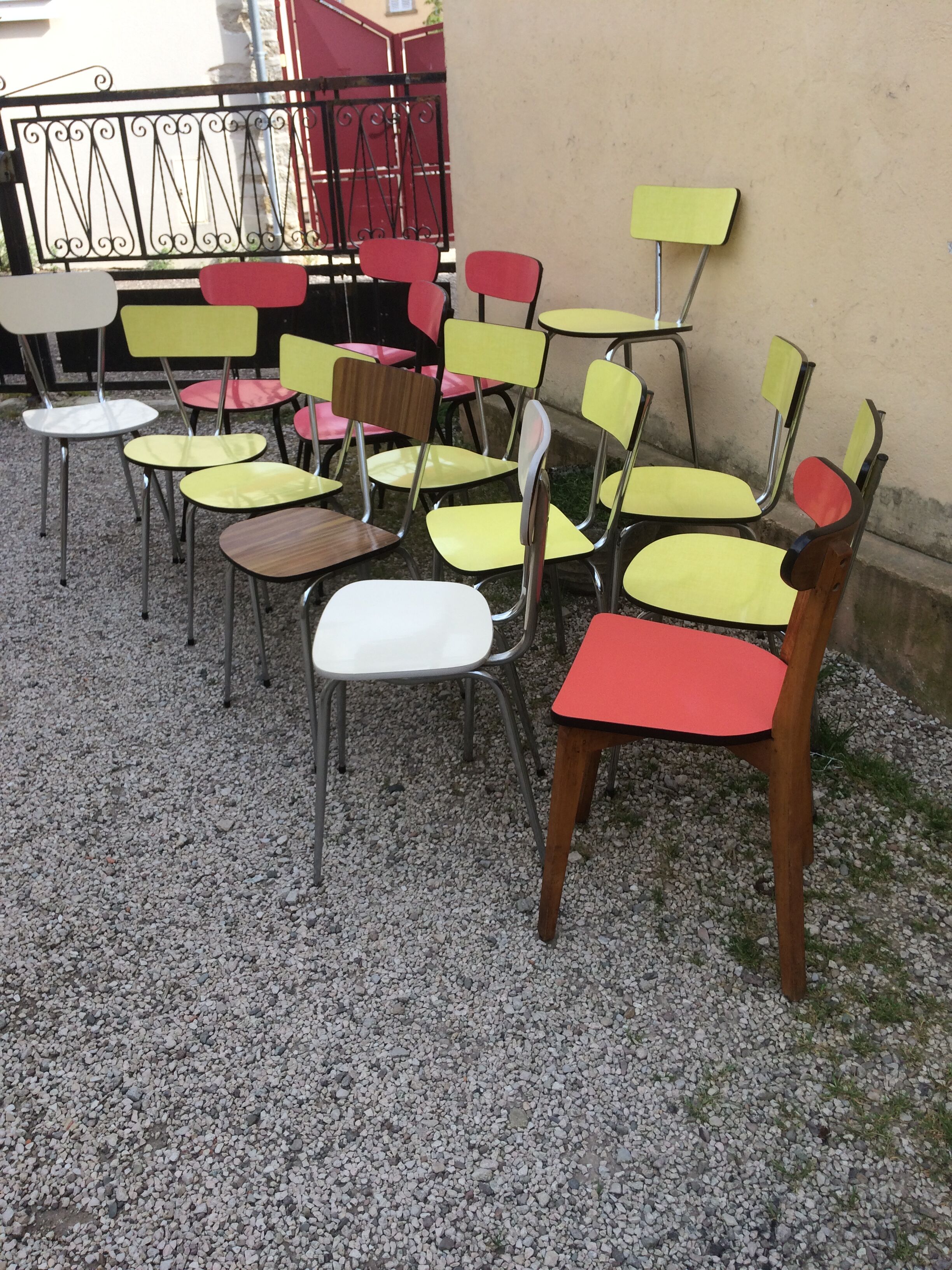 Formica chairs