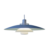 Large white suspension with cups. "Form Light" Denmark 1970