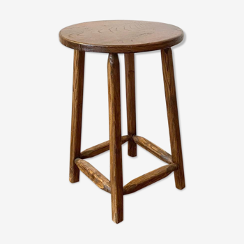 Tabouret brutaliste