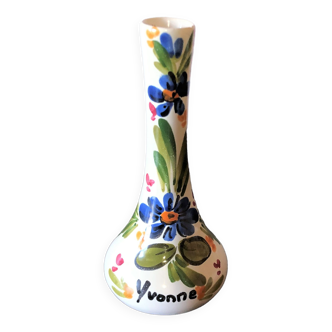 Handmade soliflore vase Saint Alban France