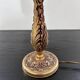 Lampe en laiton abat jour pagode