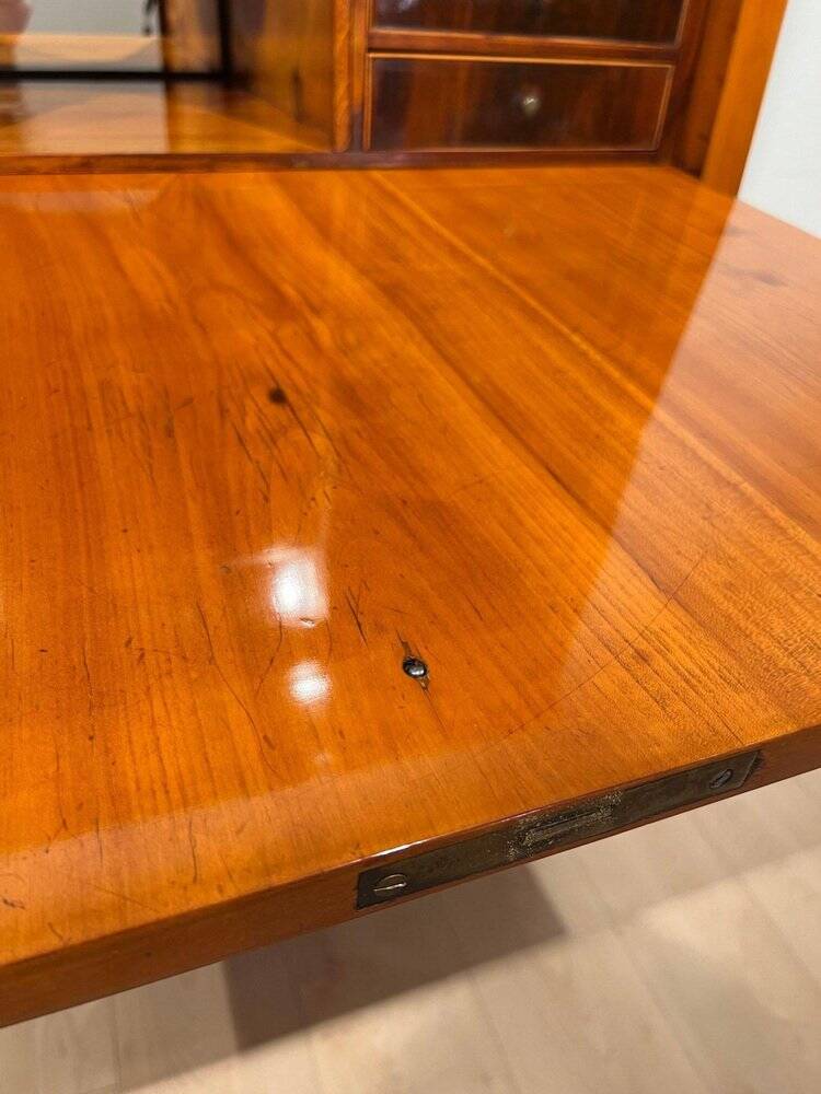 Biedermeier Secretary in Cherry Veneer, 1820s