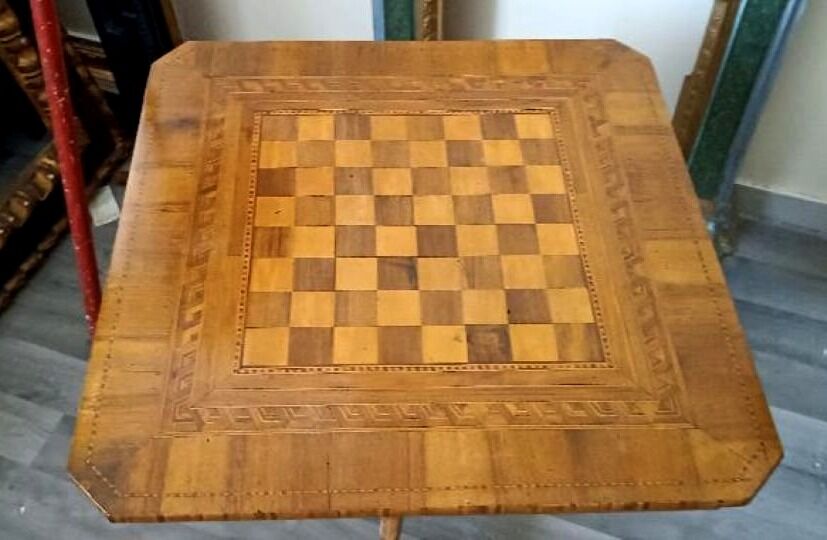 Table en marqueterie, 19th century Italy