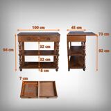 Oak sideboard, Louis-Philippe style – Late 19th century