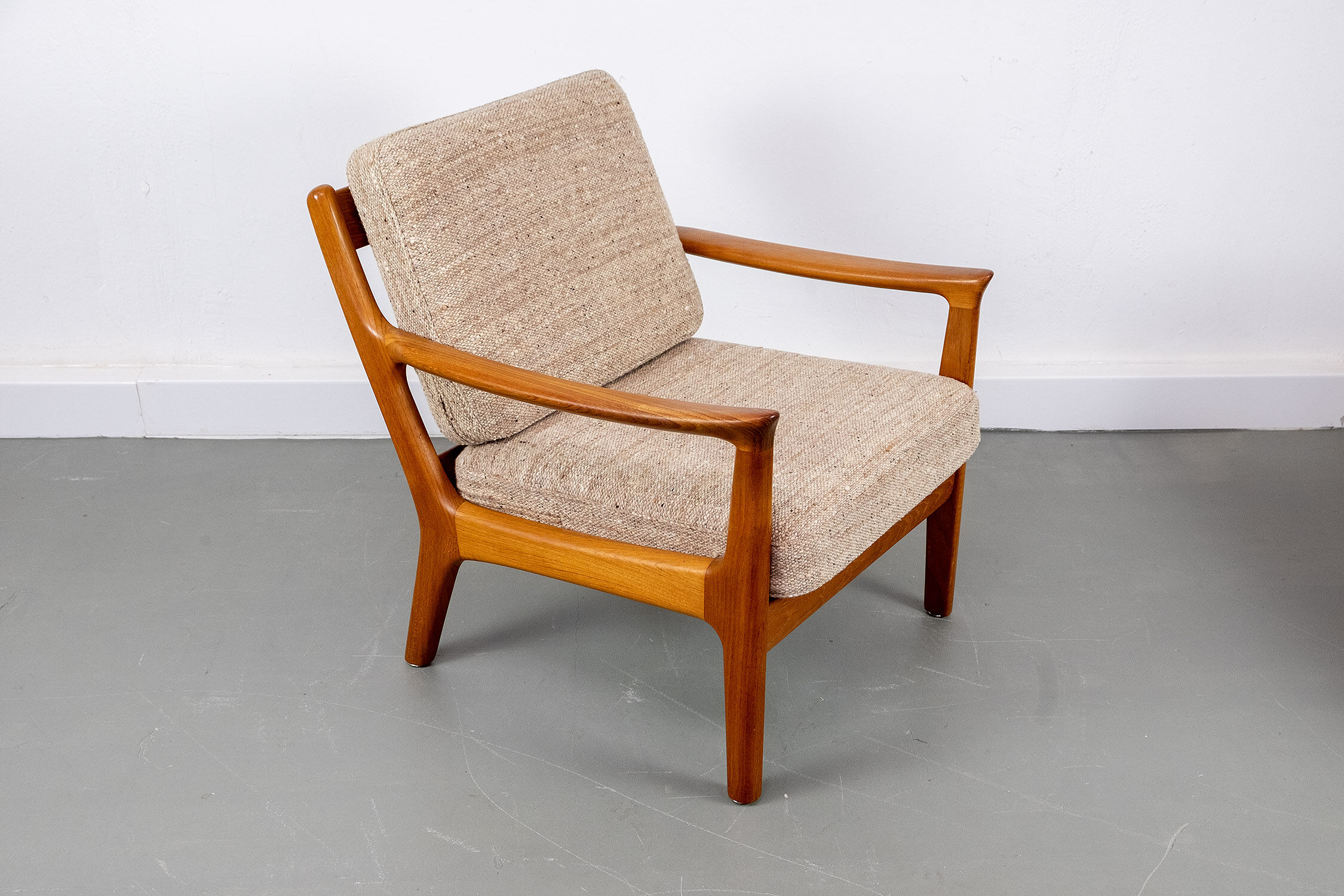 Vintage teak lounge chair by Juul Kristensen, 1960s