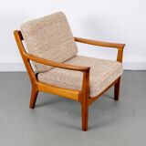 Vintage teak lounge chair by Juul Kristensen, 1960s