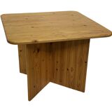 Vintage pine coffee table / side table in a minimalist organic design