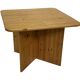 Vintage pine coffee table / side table in a minimalist organic design
