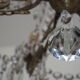 Napoleon III chandelier with crystal pendants, signed Portieux, 19th century.