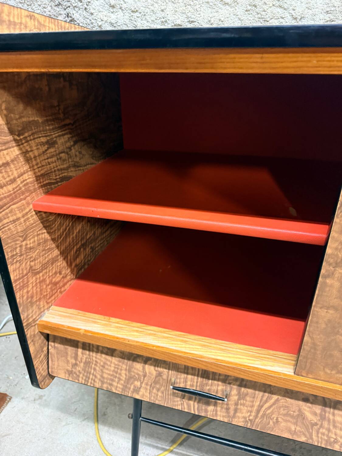 Vintage Formica sideboard from the 1960s/70s, Scandinavian Midcentury modern