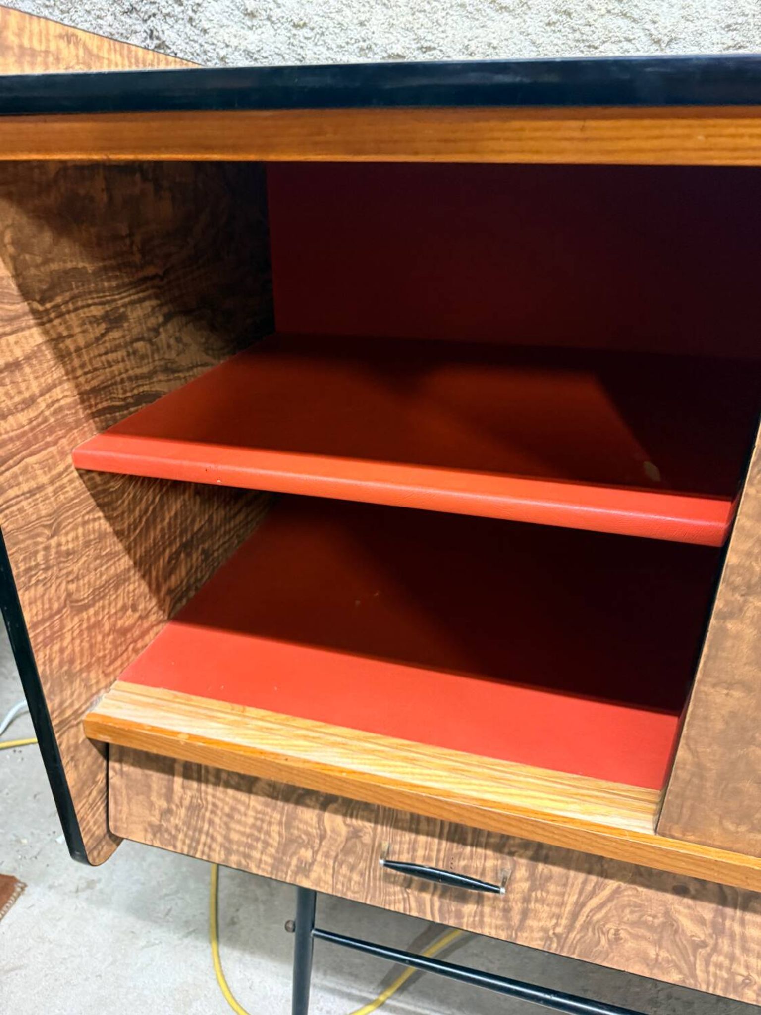 Vintage Formica sideboard from the 1960s/70s, Scandinavian Midcentury modern