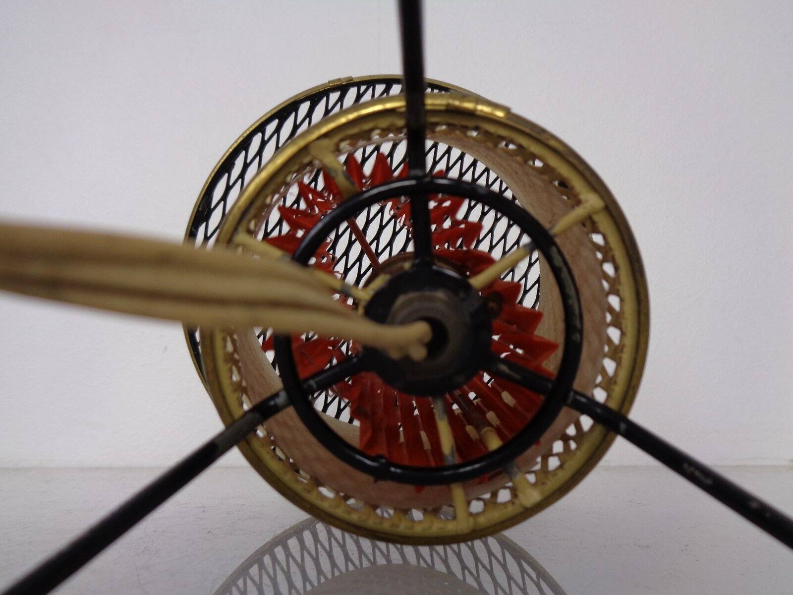 Metal Tripod Table Lamp, Germany, 1950s